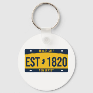 Retro New Jersey Staat License Plate Souvenir Schlüsselanhänger
