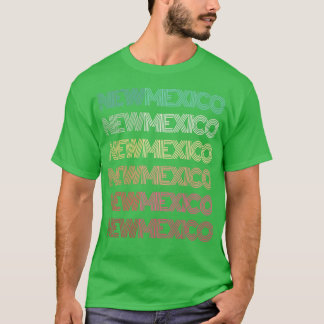 Retro NEW MEXICO Zuhause Staat Roots Albuquerque F T-Shirt