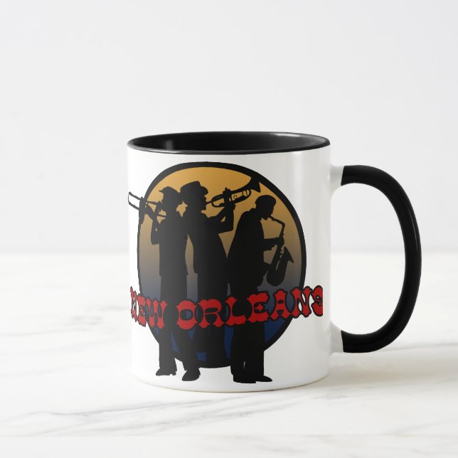 Retro New- Orleansjazz Tasse (Rechts)