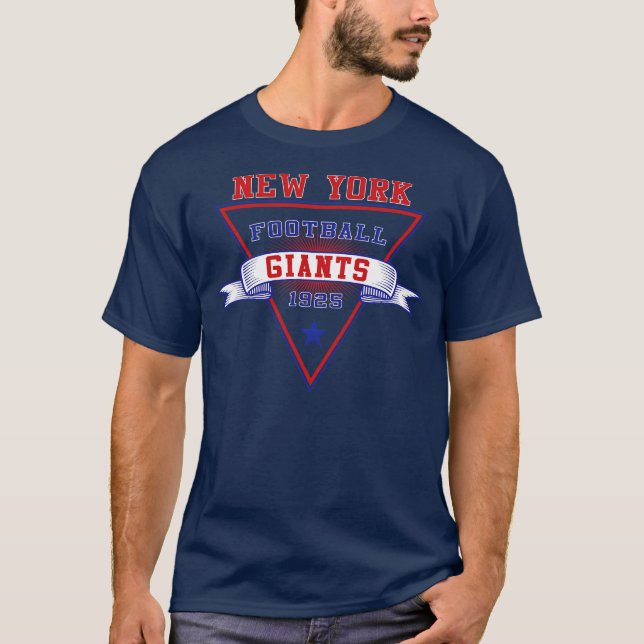 Retro New York Giants T-Shirt (Vorderseite)