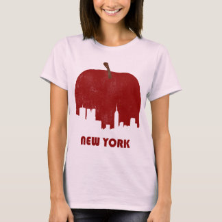 Retro New York Skyline-Frauen T-Shirt