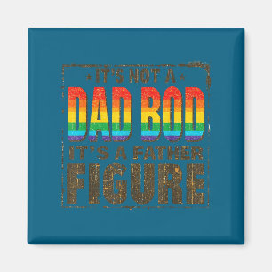 Retro nicht ein Papa-Bauch ein Vaterbild Vatertag Magnet