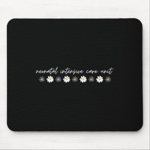 Retro Nicu Nurse Daisy Blume Neonatal Nurse Rn Nu Mousepad