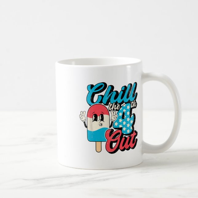Retro Niedlich 4. Juli Eiscreme Kill 4. Kaffeetasse (Rechts)