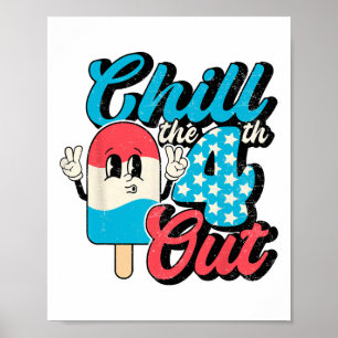 Retro Niedlich 4. Juli Eiscreme Kill 4. Poster