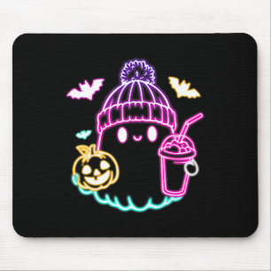 Retro Niedlich Ghost Kaffee Drink Spooky Halloween Mousepad