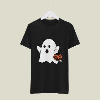 Retro Niedlich Little Ghost Boo Halloween Kostüm T-Shirt