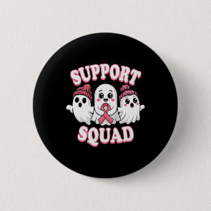 Retro Niedlich Skeleton Hand Boop Dog Funny Hallow Button