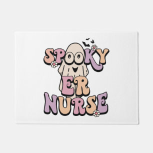 Retro Niedlich Spooky ER Nurse Halloween Fußmatte