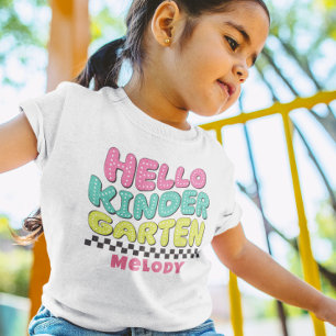 Retro niedlich zurück zum Kindergarten T - Shirt