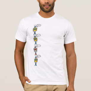Retro Niedlicher lustiger Spielzeugspielzeug-Carto T-Shirt