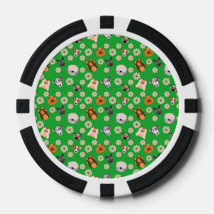 Retro-Niedliches Dog-Muster Pokerchips