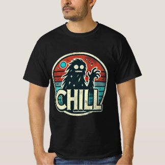 Retro Night Vibes: Bigfoot und Mondlicht T-Shirt