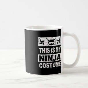 Retro Ninja Kostüm Halloween für junge Kinder Männ Kaffeetasse