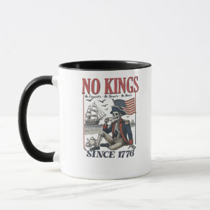 Retro No Kings Since 1776 lehnt Könige ab Classic Tasse