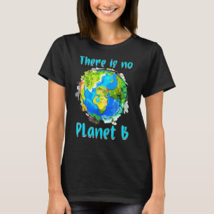 Retro No Planet Climate Change Earth B Rette Natur T-Shirt