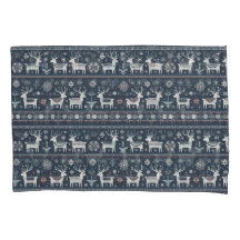 Retro Nordic Rentier Muster