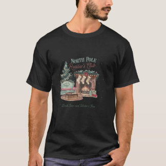 Retro North Pole Book Club Banca del Gottardo T-Shirt