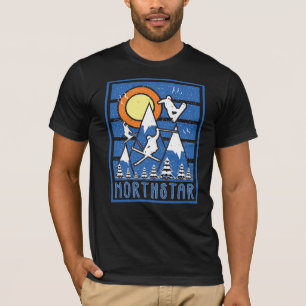 Retro Northstar Ski Sunset Hoodie T-Shirt