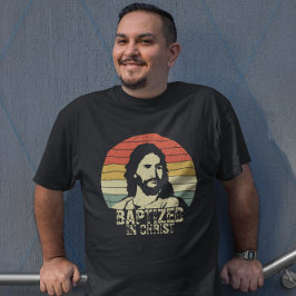 Retro Not getauft in Christus mit Jesus T-Shirt