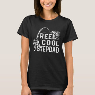 Retro Not leidende Rolle Cool Stepdad Fischerei Fi T-Shirt
