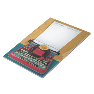 Retro-Notizblock im Stil der 50er Jahre mit indivi Notizblock