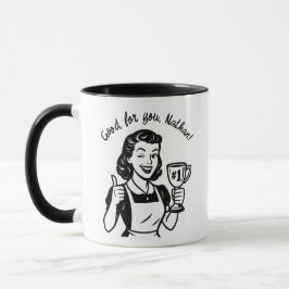 Retro Nr. 1 Gewinner Ehefrau Cup - Funny Personali Tasse