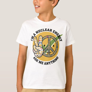Retro Nuklear Energy Design Vektorgeschenk T-Shirt