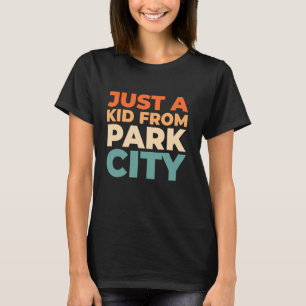 Retro nur ein Kind von Utah Park City American USA T-Shirt