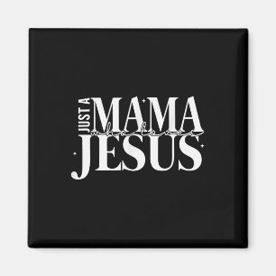 Retro Nur Eine Mama Die Jesus Liebt Christliche Mu Magnet