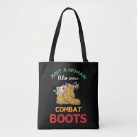 Retro nur eine weibliche Kampfstiefel Veteran Flor
