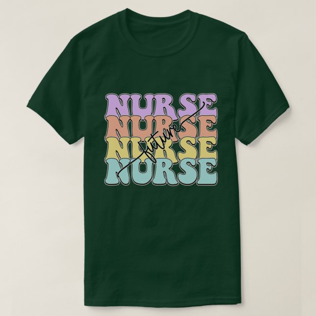 Retro Nurse1 6 T-Shirt (Design vorne)