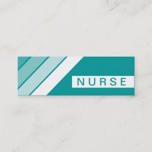 Retro NURSE Mini Visitenkarte