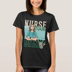 Retro Nurse Tour, Trendy Nurse Life, coole Kranken T-Shirt