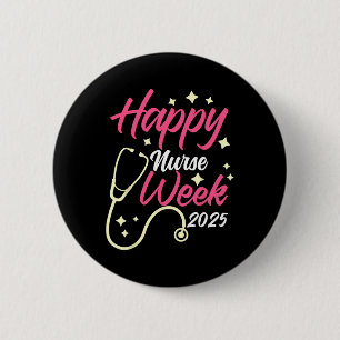 Retro Nurse Week Men Happy Nurse Week 2025 G Button