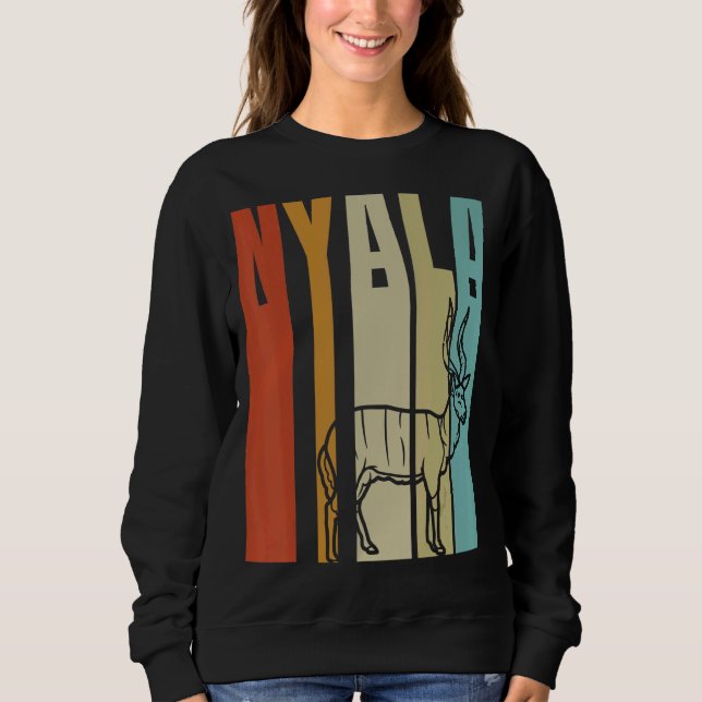 Retro Nyala Antelope Sweatshirt (Vorderseite)