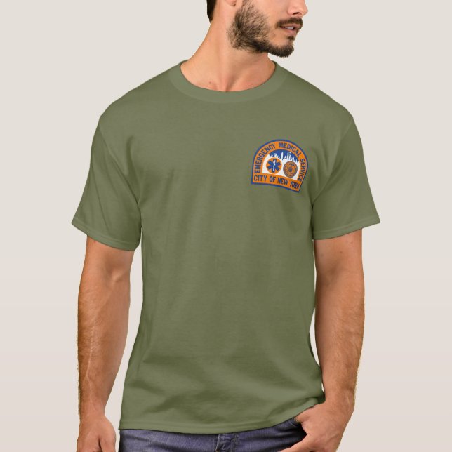 Retro NYC EMS Coney Island T Shirt (Vorderseite)