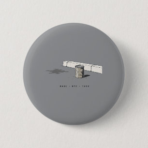 Retro NYC Kick-The-Can New York City Sommer Button