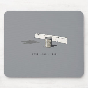 Retro NYC Kick-The-Can New York City Sommer Mousepad
