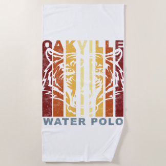 Retro Oakville Water Polo Beach Handtuch