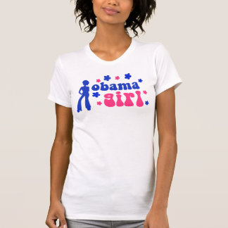 Retro Obama-Mädchen T-Shirt