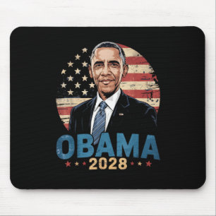 Retro Obama Vintager Präsident 2028 Obama Mousepad