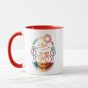 Retro Obere Tampa Radweg Tasse