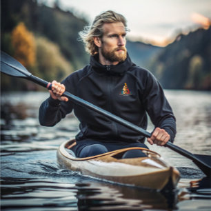 Retro Oberhalbinsel Kajak Hoodie