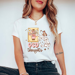 Retro „OCD abschalten“ Bewusstsein für psychische  T-Shirt