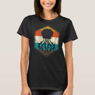 Retro Ocean Animal Jellyfish T-Shirt
