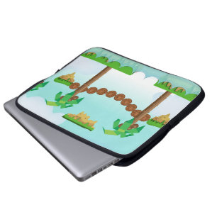 Retro- oder klassisches Plattformspiel Laptopschutzhülle