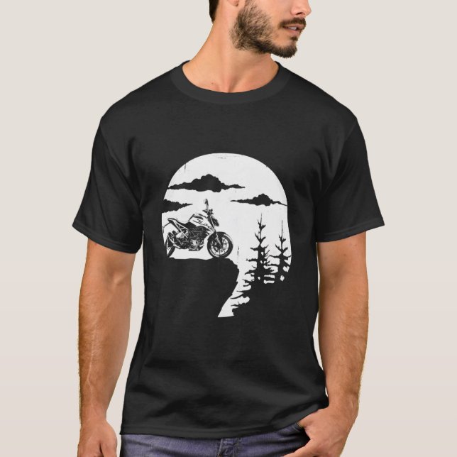 Retro Offroad Ktm Motorrad Cooles Adventure Biker T-Shirt (Vorderseite)
