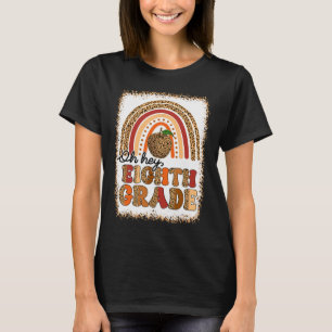 Retro Oh Hey achter Klasse Boho Regenbogen Erster T-Shirt