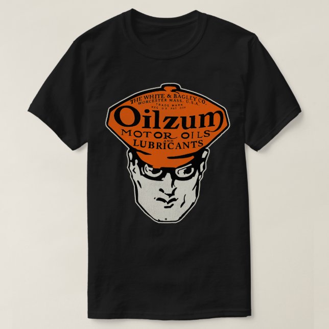Retro-Oilzum-Motoröl T-Shirt (Design vorne)
